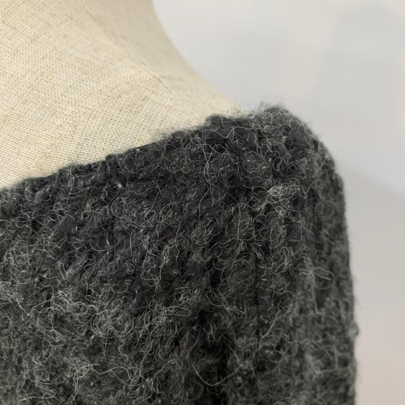 ドゥドゥ DouDou ニット、セーター 長袖 無地 黒 / ブラック / レディース USED 古着 中古 10041995