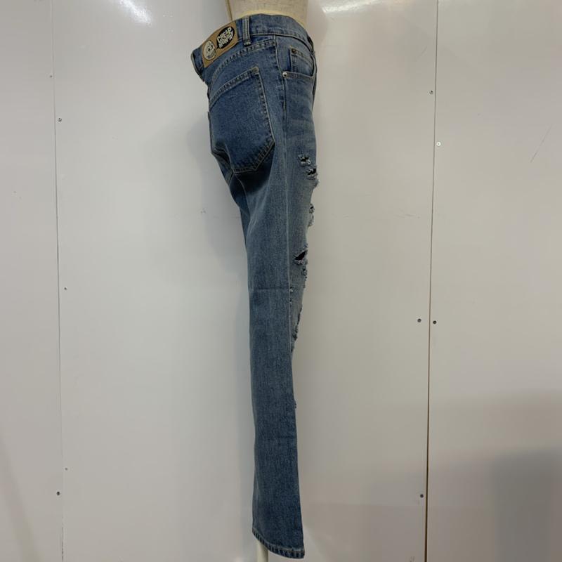 チープマンデイ CHEAP MONDAY パンツ デニム、ジーンズ 無地 インディゴ / インディゴ / レディース USED 古着 中古 10042048