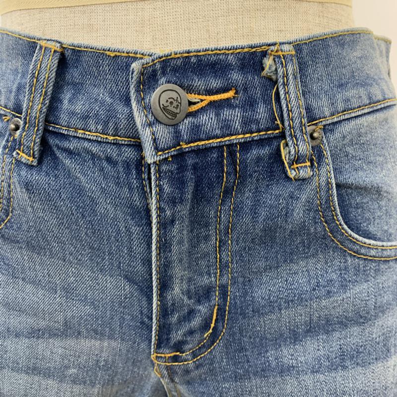 チープマンデイ CHEAP MONDAY パンツ デニム、ジーンズ 無地 インディゴ / インディゴ / レディース USED 古着 中古 10042048