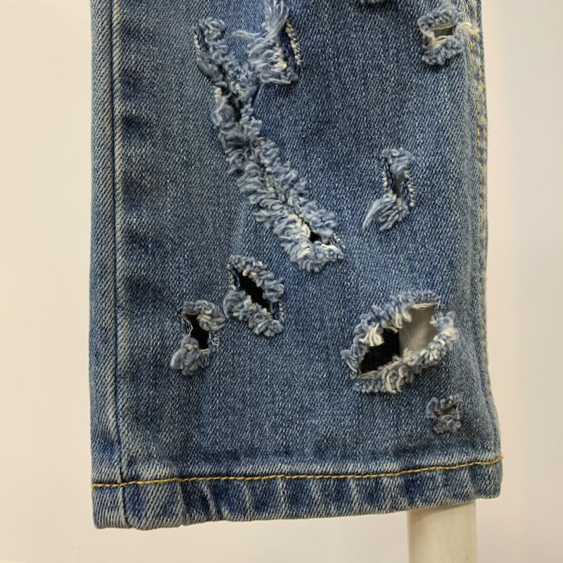 チープマンデイ CHEAP MONDAY パンツ デニム、ジーンズ 無地 インディゴ / インディゴ / レディース USED 古着 中古 10042048