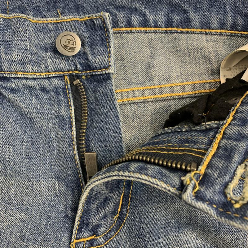 チープマンデイ CHEAP MONDAY パンツ デニム、ジーンズ 無地 インディゴ / インディゴ / レディース USED 古着 中古 10042048