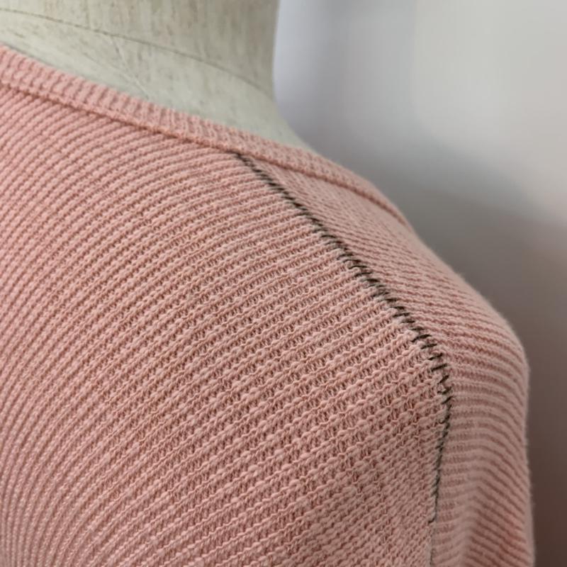 ビームス BEAMS カーディガン 長袖 M 無地 桃 / ピンク / メンズ USED 古着 中古 10042056