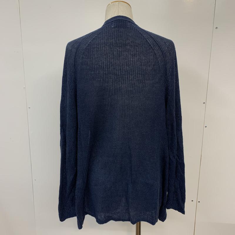 ユナイテッドアローズグリーンレーベルリラクシング UNITEDARROWSGREENLABELRELAXING カーディガン 長袖 無地 紺 / ネイビー / メンズ USED 古着 中古 10042062