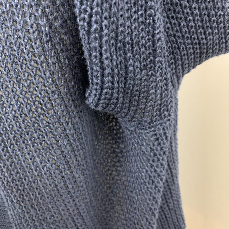 ユナイテッドアローズグリーンレーベルリラクシング UNITEDARROWSGREENLABELRELAXING カーディガン 長袖 無地 紺 / ネイビー / メンズ USED 古着 中古 10042062