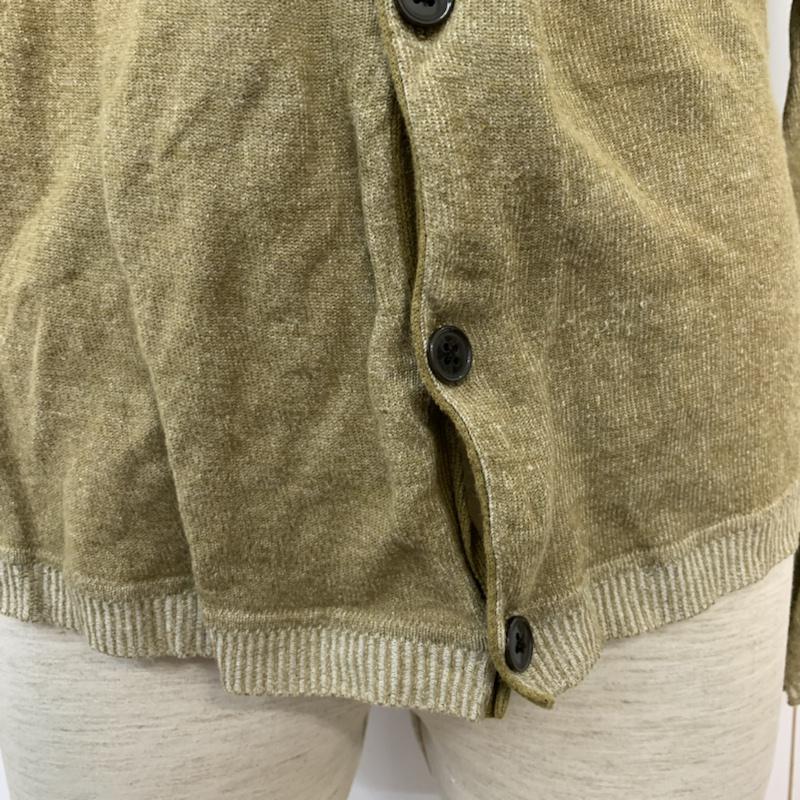ジャーナルスタンダード JOURNAL STANDARD カーディガン 長袖 M 無地 茶 / ブラウン / メンズ USED 古着 中古 10042071