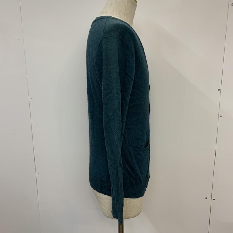 アーバンリサーチ URBAN RESEARCH カーディガン 長袖 38 無地 緑 / グリーン / メンズ USED 古着 中古 10042075