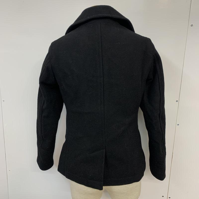 アーバンリサーチ URBAN RESEARCH コート ピーコート S 無地 黒 / ブラック / メンズ USED 古着 中古 10042080