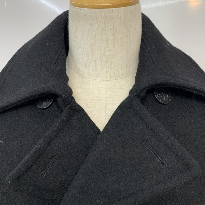 アーバンリサーチ URBAN RESEARCH コート ピーコート S 無地 黒 / ブラック / メンズ USED 古着 中古 10042080