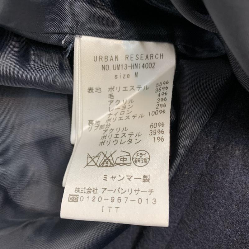 アーバンリサーチ URBAN RESEARCH コート コート一般 ステンカラーコート M 無地 紺 / ネイビー / メンズ USED 古着 中古 10042083
