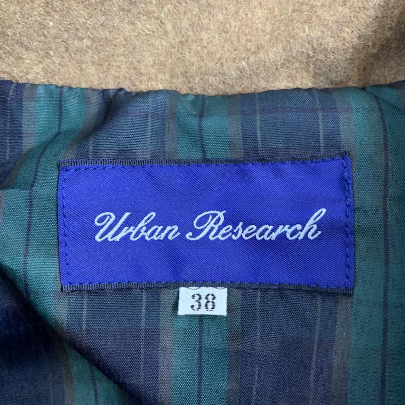 アーバンリサーチ URBAN RESEARCH コート ピーコート 38 無地 キャメル / キャメル / メンズ USED 古着 中古 10042087