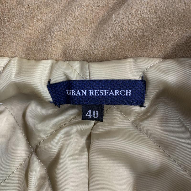 アーバンリサーチ URBAN RESEARCH コート ピーコート 40 無地 キャメル / キャメル / メンズ USED 古着 中古 10042089