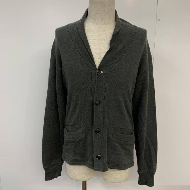 コアファイター corefighterco. カーディガン 長袖 L 無地 チャコールグレー / チャコールグレー / メンズ USED 古着 中古 10042090