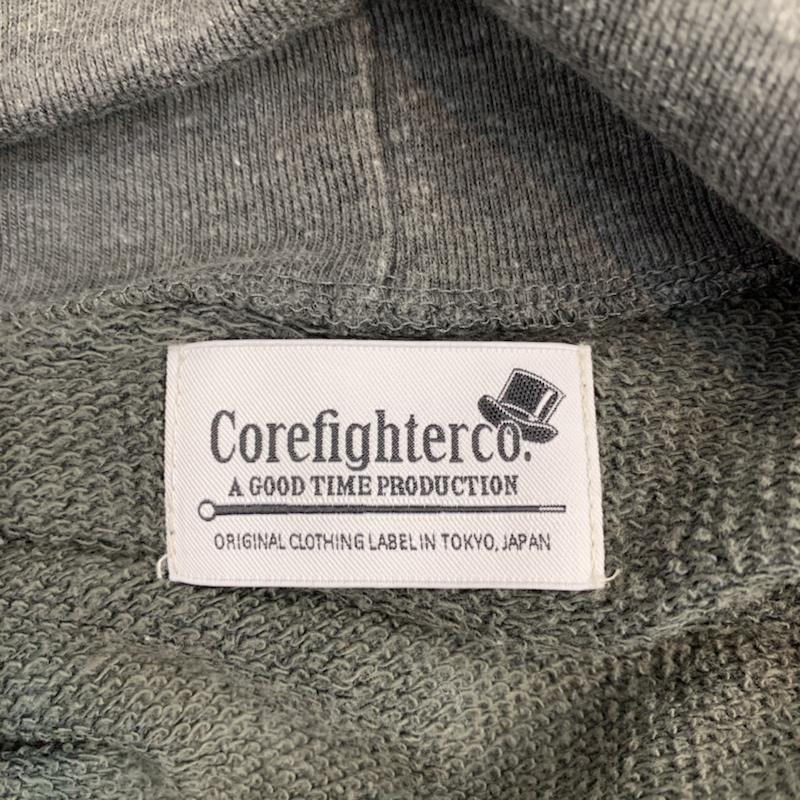 コアファイター corefighterco. カーディガン 長袖 L 無地 チャコールグレー / チャコールグレー / メンズ USED 古着 中古 10042090