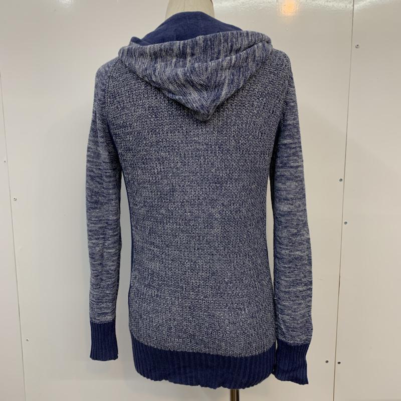 ダファー DUFFER カーディガン 長袖 3 無地 青 / ブルー / メンズ USED 古着 中古 10042092