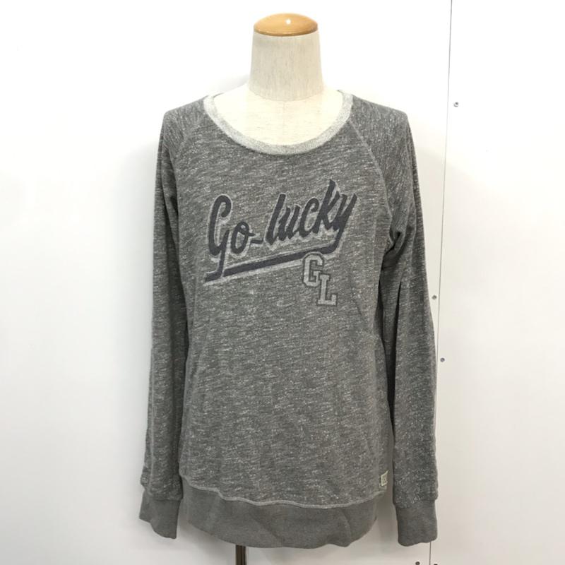 スコッチアンドソーダ SCOTCH&SODA トレーナー 長袖 M ロゴ、文字 灰 / グレー / メンズ USED 古着 中古 10042206