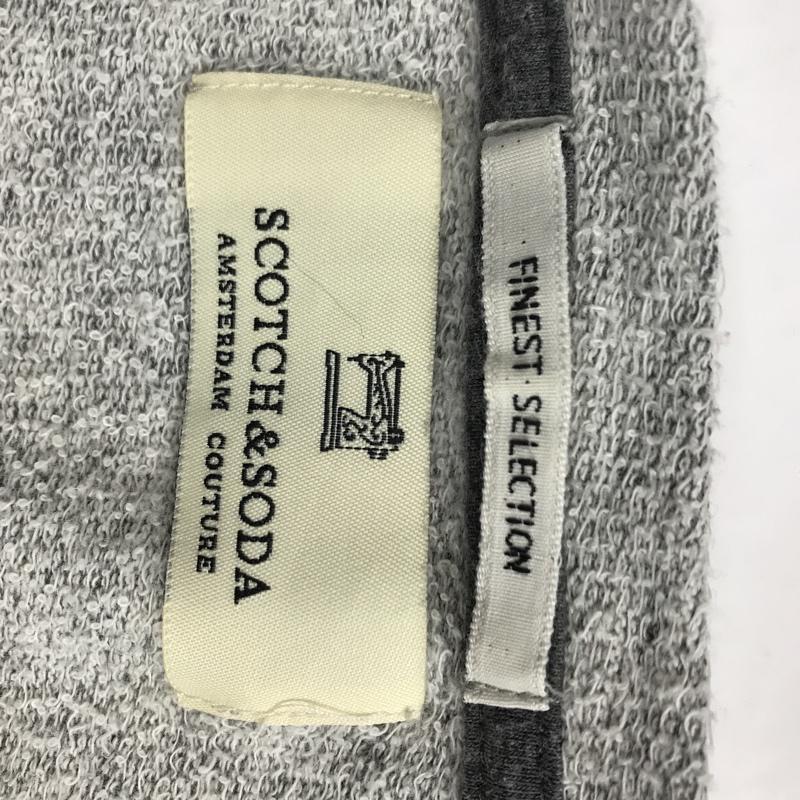 スコッチアンドソーダ SCOTCH&SODA トレーナー 長袖 M ロゴ、文字 灰 / グレー / メンズ USED 古着 中古 10042206