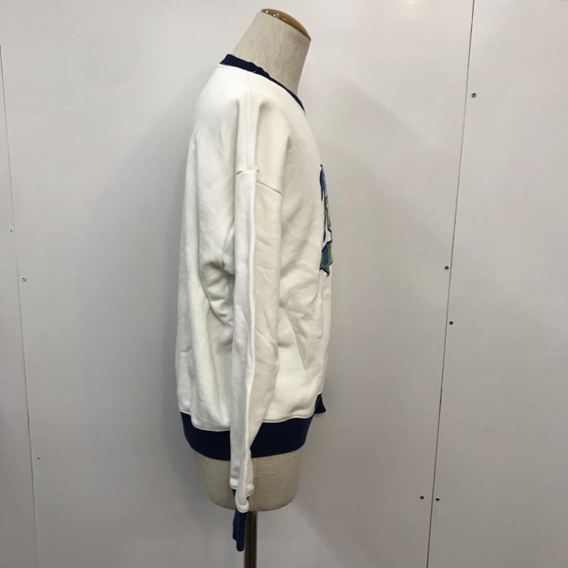 ジョイリッチ JOYRICH トレーナー 長袖 M ロゴ、文字 白 / ホワイト / メンズ USED 古着 中古 10042207
