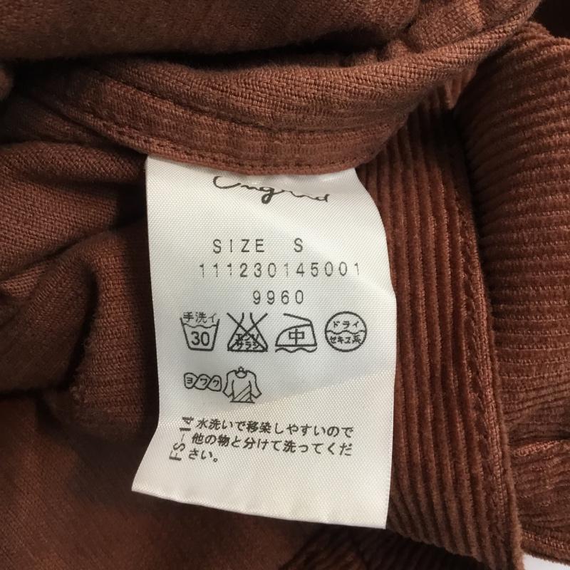 アングリッド Ungrid ジャケット、上着 ジャンパー、ブルゾン コーデュロイジャケット S 無地 茶 / ブラウン / レディース USED 古着 中古 10042259