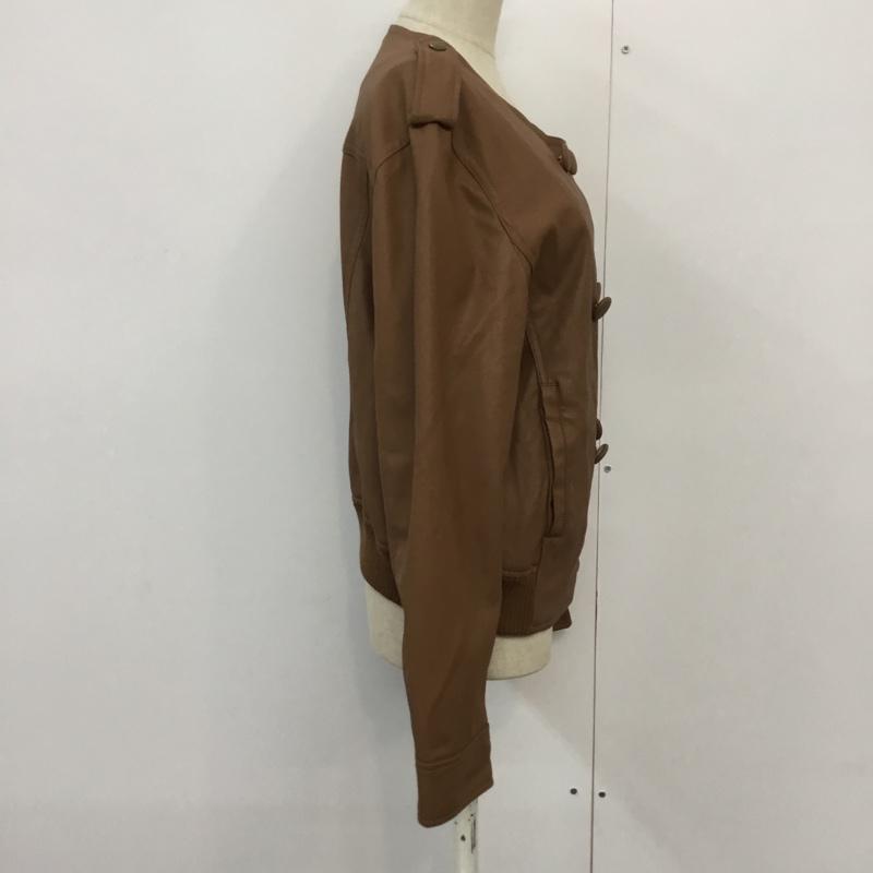 ローリーズファーム LOWRYS FARM ジャケット、上着 ジャンパー、ブルゾン FREE 無地 茶 / ブラウン / レディース USED 古着 中古 10042262