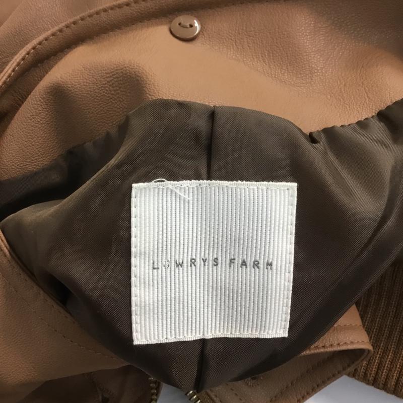 ローリーズファーム LOWRYS FARM ジャケット、上着 ジャンパー、ブルゾン FREE 無地 茶 / ブラウン / レディース USED 古着 中古 10042262