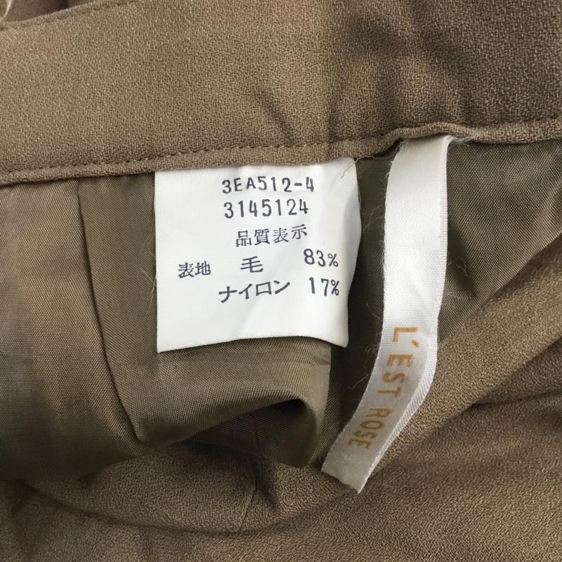 レストローズ L'EST ROSE スーツ スーツ 無地 ベージュ / ベージュ / レディース USED 古着 中古 10042268