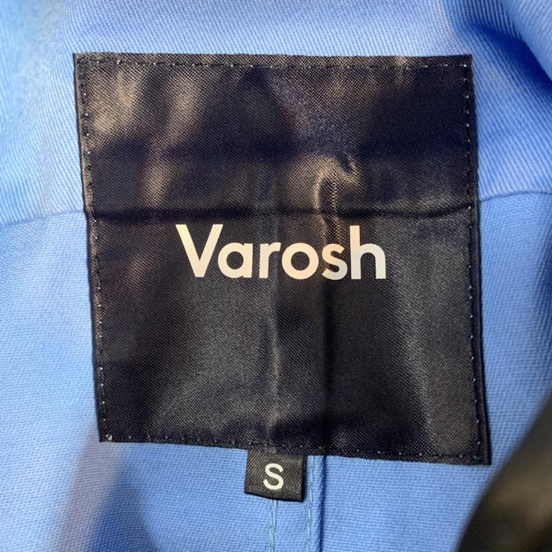 ヴァロッシュ VAROSH コート コート一般 ステンカラーコート タグ付き S 無地 水色 / ライトブルー / メンズ USED 古着 中古 10042308
