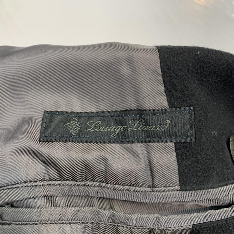 ラウンジリザード LOUNGE LIZARD コート ピーコート 1 無地 黒 / ブラック / メンズ USED 古着 中古 10042318