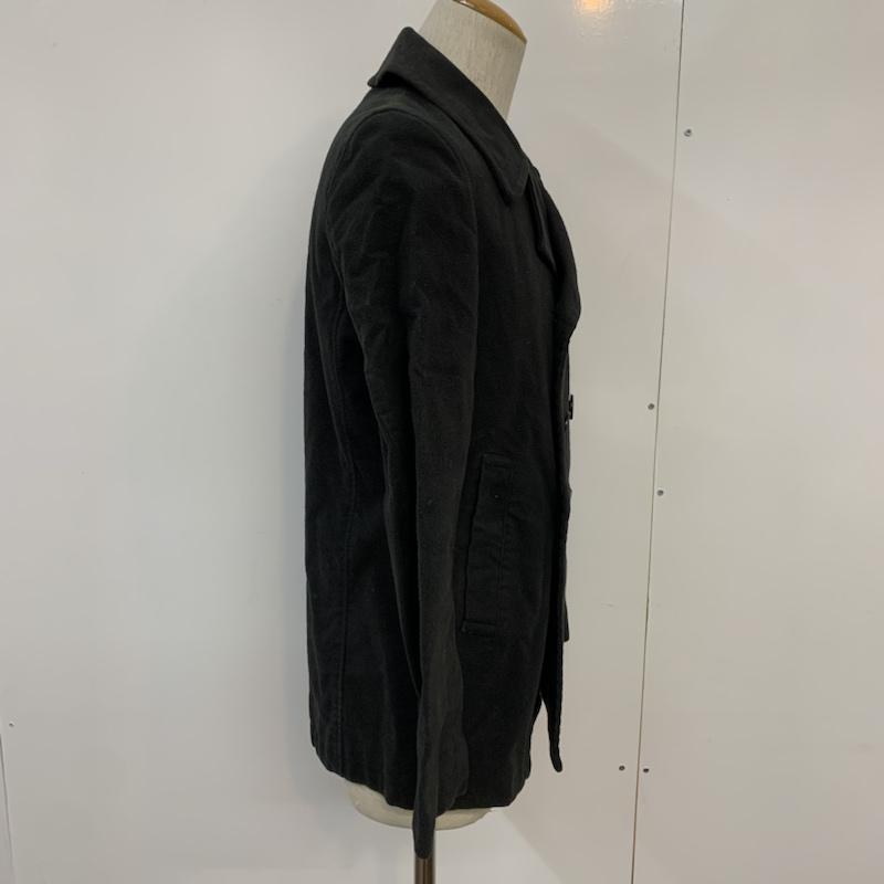 ラウンジリザード LOUNGE LIZARD コート ピーコート 1 無地 黒 / ブラック / メンズ USED 古着 中古 10042318