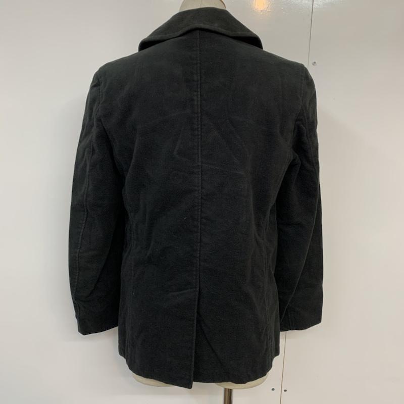 ラウンジリザード LOUNGE LIZARD コート ピーコート 1 無地 黒 / ブラック / メンズ USED 古着 中古 10042318