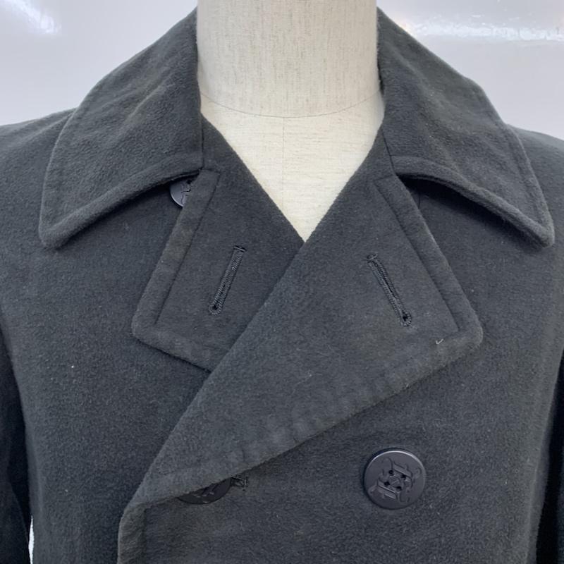 ラウンジリザード LOUNGE LIZARD コート ピーコート 1 無地 黒 / ブラック / メンズ USED 古着 中古 10042318