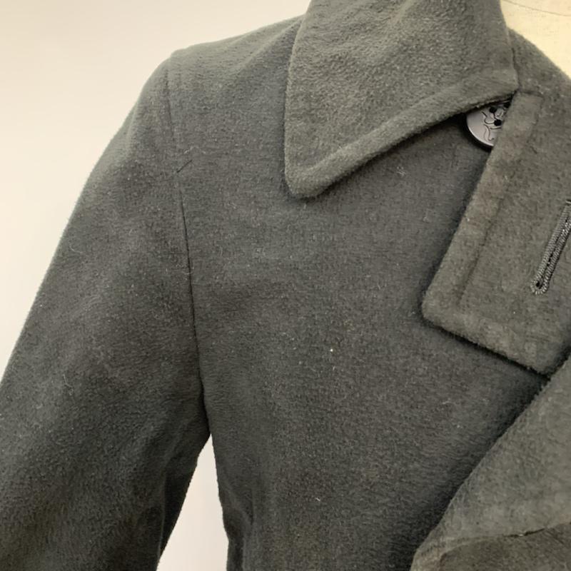 ラウンジリザード LOUNGE LIZARD コート ピーコート 1 無地 黒 / ブラック / メンズ USED 古着 中古 10042318