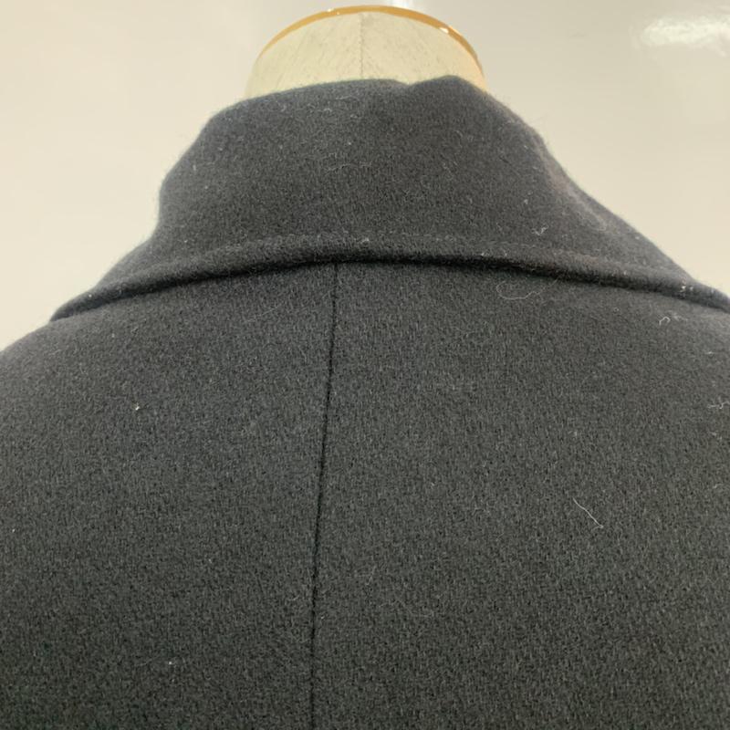 エイプリルセブンティセブン Apr-77 コート ピーコート S 無地 黒 / ブラック / メンズ USED 古着 中古 10042321