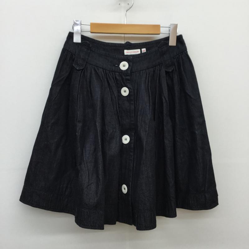 ドレステリア DRESSTERIOR スカート ミニスカート 前ボタンスカート 38 紺 / ネイビー / レディース USED 古着 中古 10042361