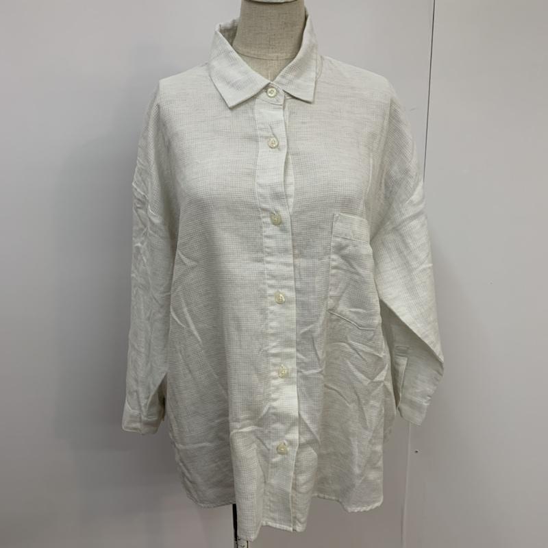 ザノースフェイス THE NORTH FACE シャツ、ブラウス 七分袖 H/S SierraMar Shirt NRW21716 XL 無地 白 / ホワイト / レディース USED 古着 中古 10042406