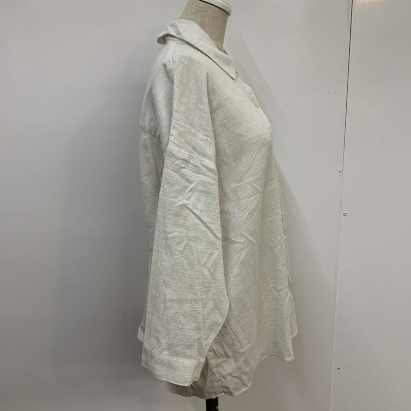 ザノースフェイス THE NORTH FACE シャツ、ブラウス 七分袖 H/S SierraMar Shirt NRW21716 XL 無地 白 / ホワイト / レディース USED 古着 中古 10042406