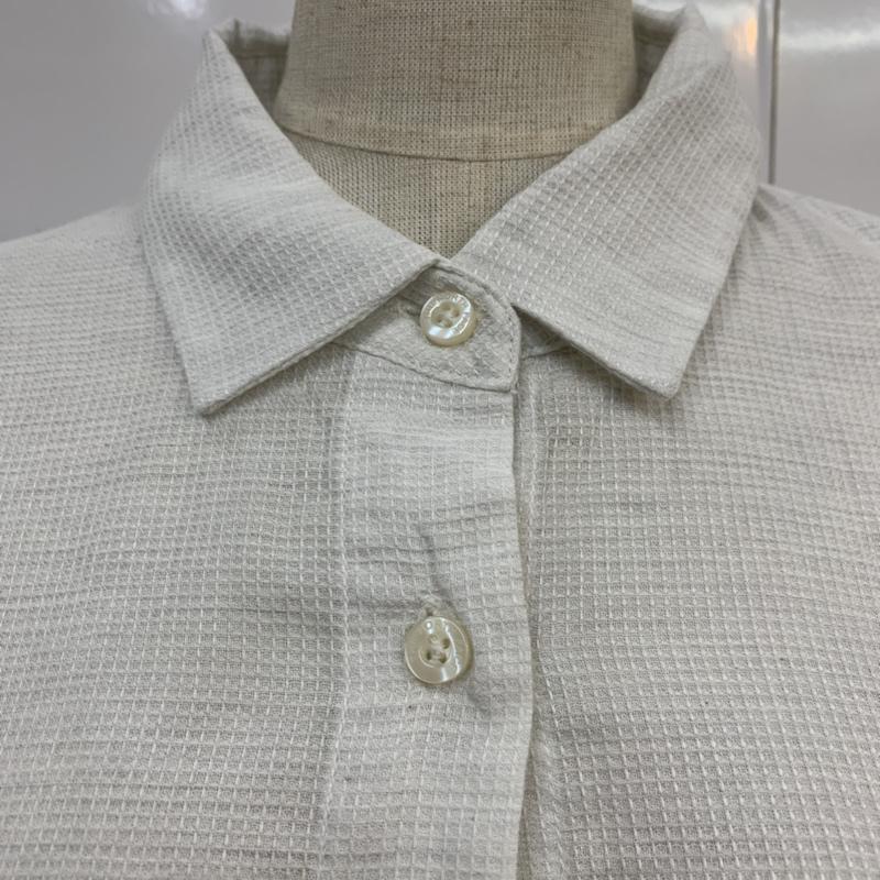 ザノースフェイス THE NORTH FACE シャツ、ブラウス 七分袖 H/S SierraMar Shirt NRW21716 XL 無地 白 / ホワイト / レディース USED 古着 中古 10042406