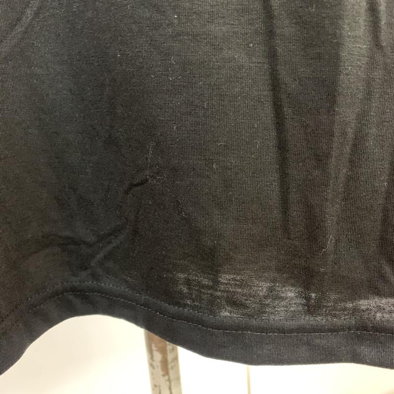 グローバルワーク GLOBAL WORK カットソー 半袖 五分袖 リボン L 無地 黒 / ブラック /  レディース USED 古着 中古 10042421