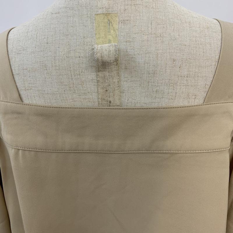 イーハイフンワールドギャラリーピー E hyphen world gallery PEACE カットソー 七分袖 2WAY オフショルダー FREE 無地 ベージュ / ベージュ /  レディース USED 古着 中古 10042433