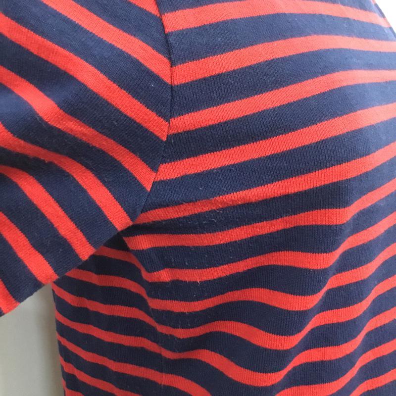 ローリーズファーム LOWRYS FARM Tシャツ 長袖 ボーダー M ボーダー柄 赤 / レッド / X 紺 / ネイビー / レディース USED 古着 中古 10042452