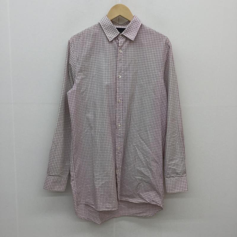 ディーゼル ブラック ゴールド DIESEL BLACK GOLD シャツ、ブラウス 長袖 加工 44 黒 / ブラック / X 桃 / ピンク / メンズ USED 古着 中古 10042475