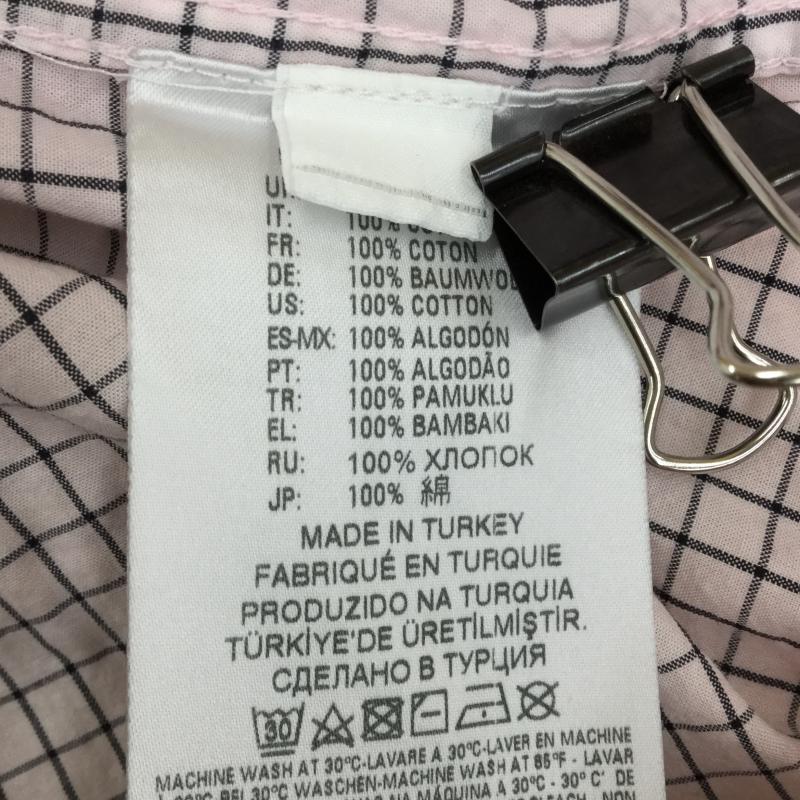 ディーゼル ブラック ゴールド DIESEL BLACK GOLD シャツ、ブラウス 長袖 加工 44 黒 / ブラック / X 桃 / ピンク / メンズ USED 古着 中古 10042475