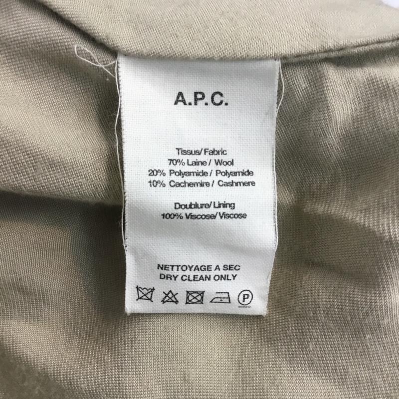 アーペーセー A.P.C. コート コート一般 XS 無地 ベージュ / ベージュ / レディース USED 古着 中古 10042492