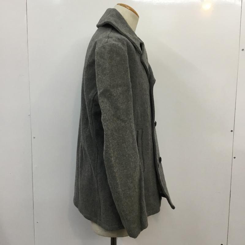 フェデリティー FIDELITY コート ピーコート L 無地 灰 / グレー / メンズ USED 古着 中古 10042497