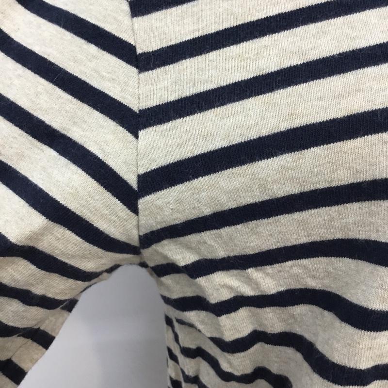 コーエン coen カットソー 長袖 ボーダー ボーダー柄 ベージュ / ベージュ / X 紺 / ネイビー /  レディース USED 古着 中古 10042564