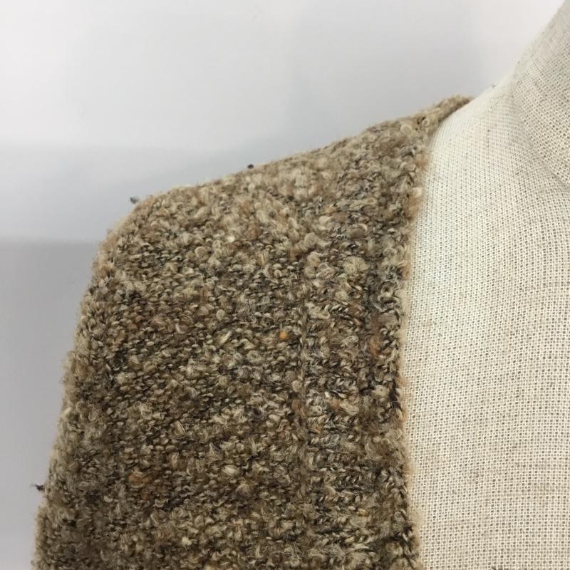 ローリーズファーム LOWRYS FARM ニット、セーター 長袖 M 無地 茶 / ブラウン / レディース USED 古着 中古 10042578