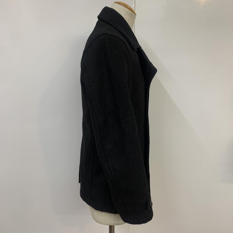アーバンリサーチ URBAN RESEARCH コート ピーコート 38 無地 黒 / ブラック / メンズ USED 古着 中古 10042583