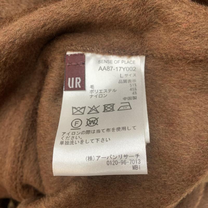 アーバンリサーチ URBAN RESEARCH コート コート一般 L 無地 茶 / ブラウン / メンズ USED 古着 中古 10042587