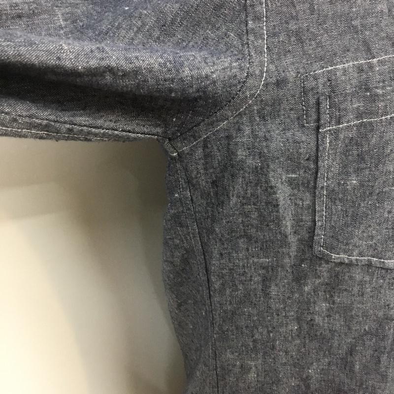 ナノユニバース nano・universe シャツ、ブラウス 長袖 L 無地 インディゴ / インディゴ / メンズ USED 古着 中古 10042614