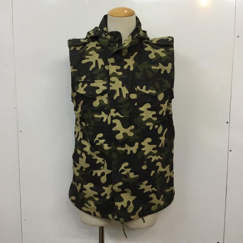 ビームス BEAMS ベスト ベスト カモ柄 M 総柄 X カモフラージュ柄・迷彩 マルチカラー / マルチカラー / メンズ USED 古着 中古 10042626