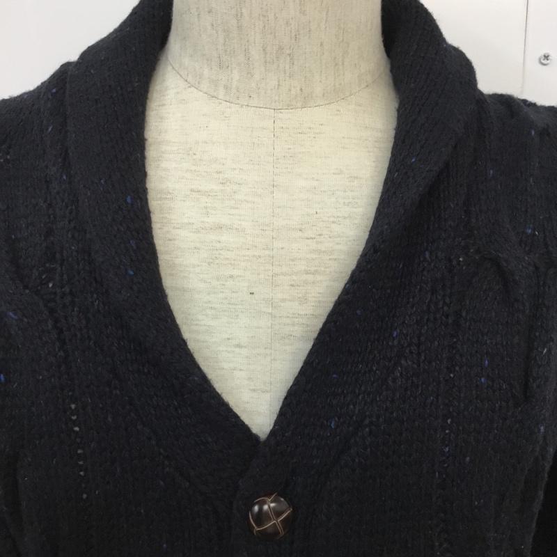 アーバンリサーチ URBAN RESEARCH カーディガン 長袖 38 無地 紺 / ネイビー / メンズ USED 古着 中古 10042668